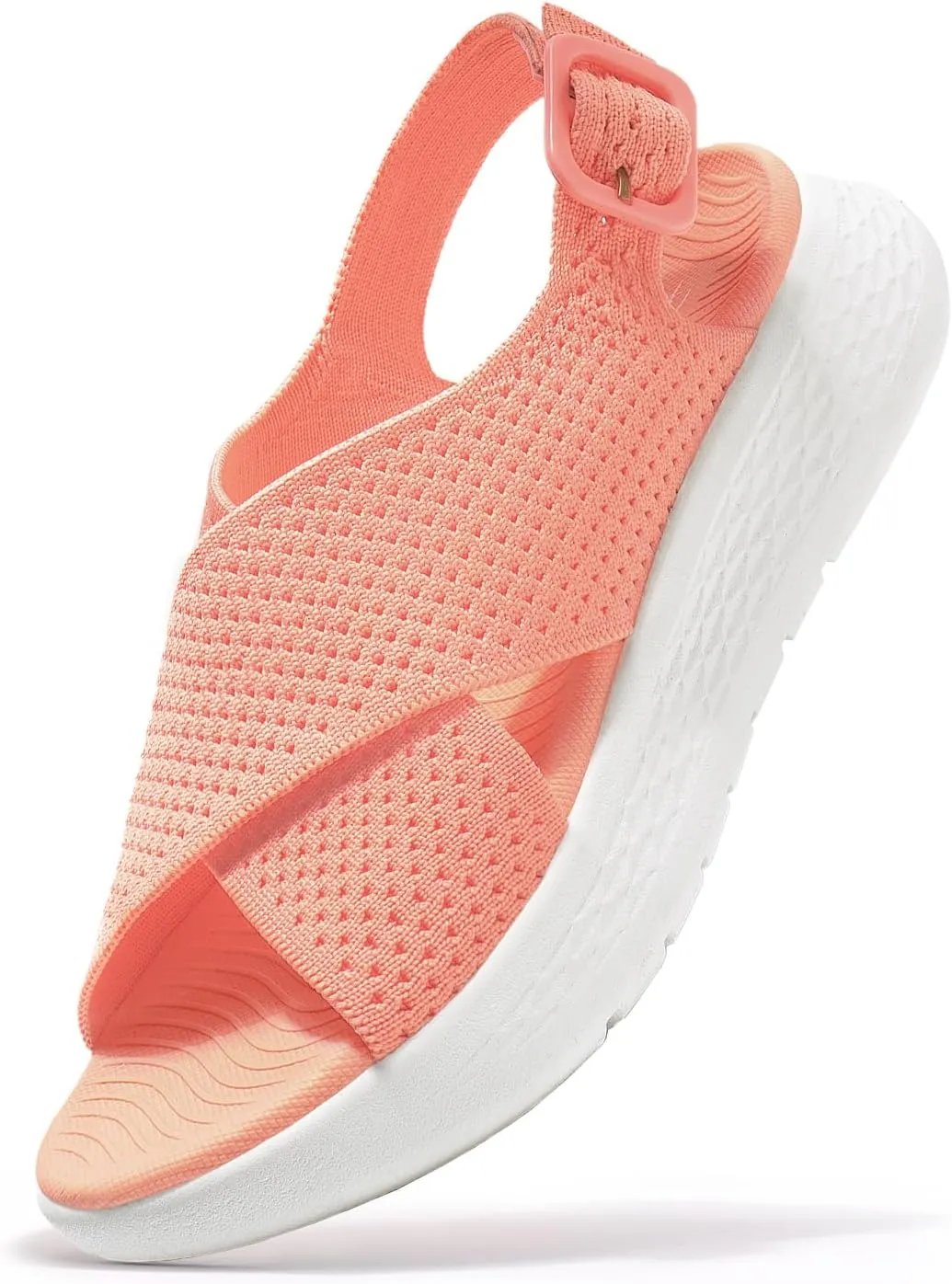 Rihero Women's Comfortable Walking Sandals Platform Sport Orthopedic Sandals with Arch Support