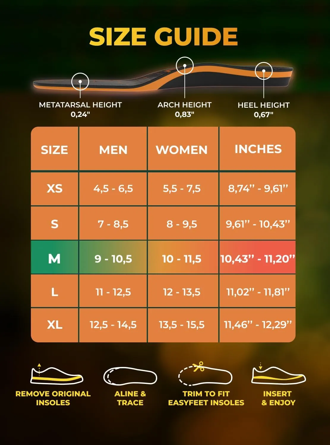 Running Athletic Shoe Insoles Men Women - Sport Insole - Shock Absorption Inserts - Walking Hiking Hockey Tennis Basketball - Orthotic Comfort Cushions Inserts Sneakers