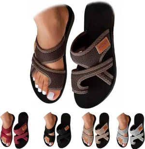 Sandals for Women 2025 Comfortable Trendy Summer Beach Breathable Hollow Mesh Slide Sandls Casual Orthopedic Sandals