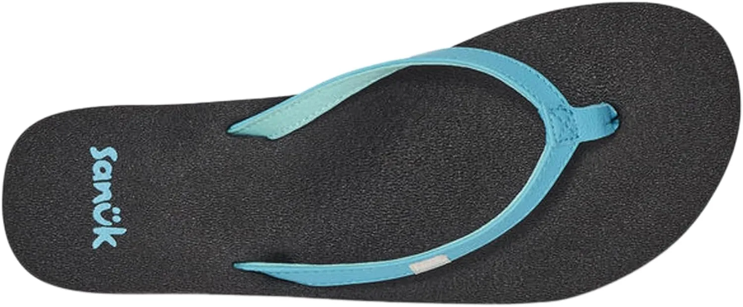 Sanuk Yoga Joy | Flip Flops for Women | Yoga Sandals For Women | Women's Beach Sandals | Memory Foam Footbed