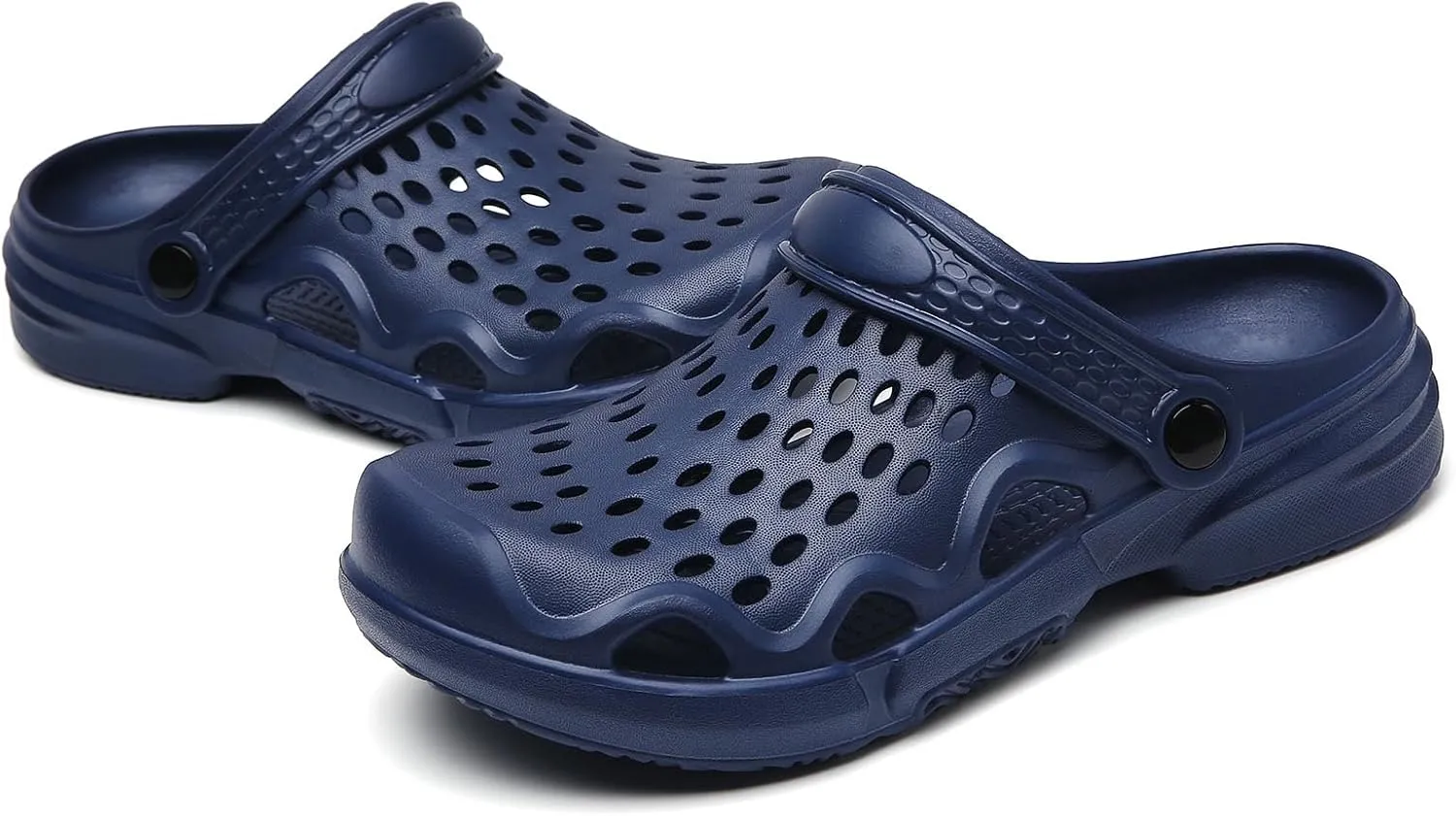 SECHRITE Clogs for Men Garden Shoes Water Sandals Mens Mules and Clogs Shower Slippers Waterproof Summer Slides