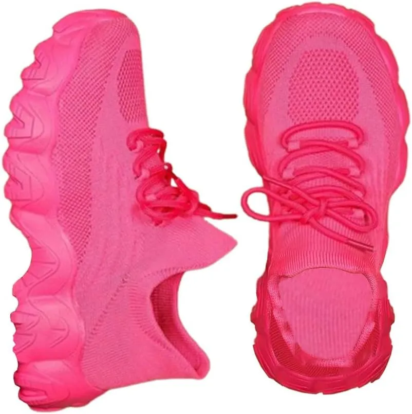 Shoes Women, Women's Fashionable Lace-up Low Top Slip on Sneakers, Casual Comfortable Ankle Socks Shoes