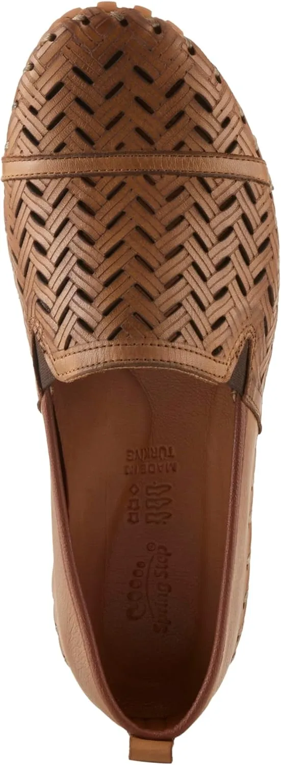 Spring Step Kapri Women's Leather Loafers with Arch Support & Removable Insole
