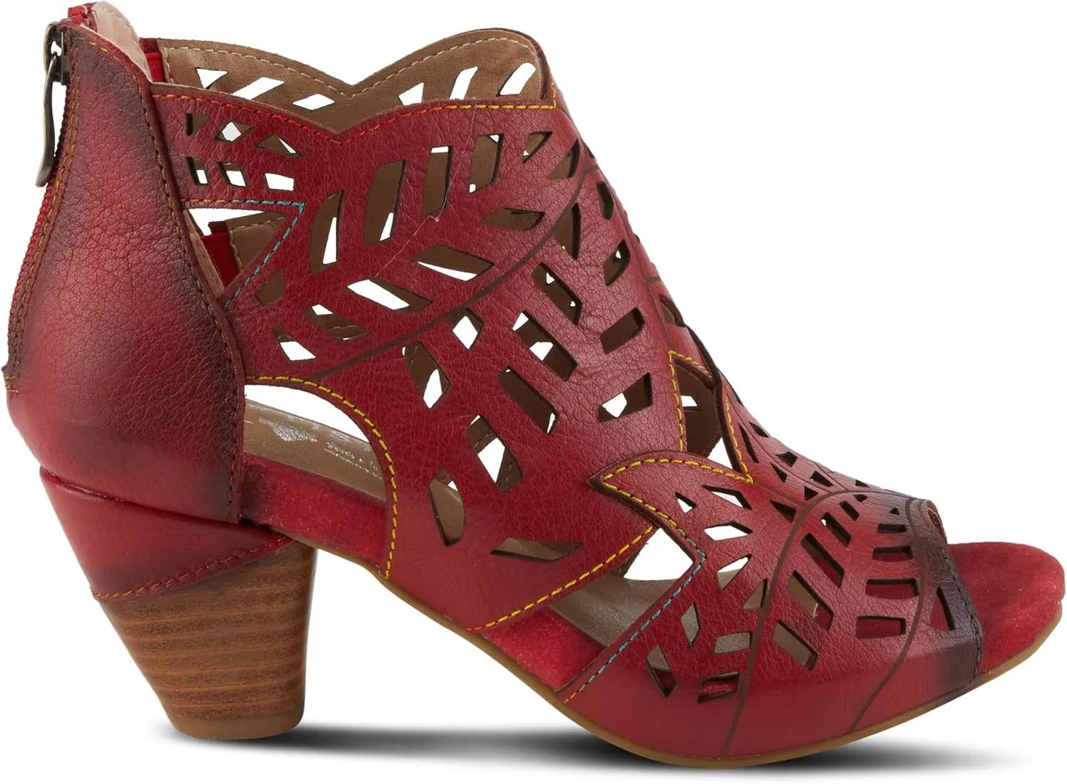 Spring Step L'Artiste Icon Sandals for Women - Ladies Casual Flats Platform Sandal - Hand Painting Summer Shoes for Womens