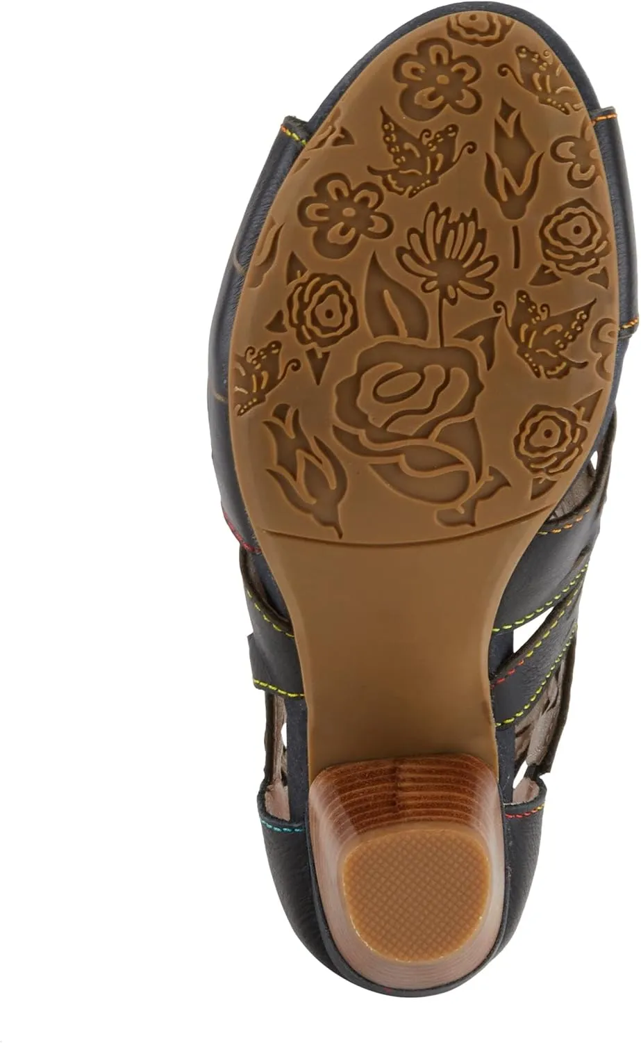 Spring Step L'Artiste Icon Sandals for Women - Ladies Casual Flats Platform Sandal - Hand Painting Summer Shoes for Womens