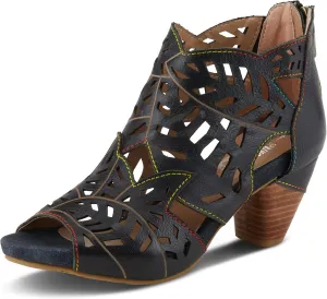 Spring Step L'Artiste Icon Sandals for Women - Ladies Casual Flats Platform Sandal - Hand Painting Summer Shoes for Womens