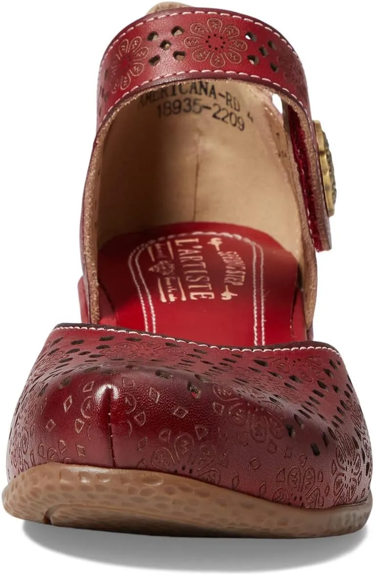 Spring Step L'Artiste Women's Americana Wedge Mary Jane Shoe