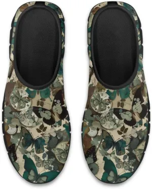 SYtrade Women's Loafers Walking Shoes Slip On Knitted Travel Shoes Black Sole