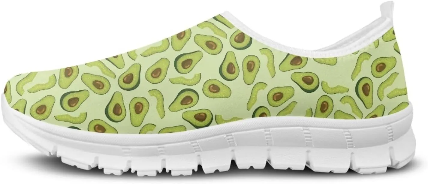 SYtrade Womens Walking Shoes Slip On Canvas Casual Loafers White Sole