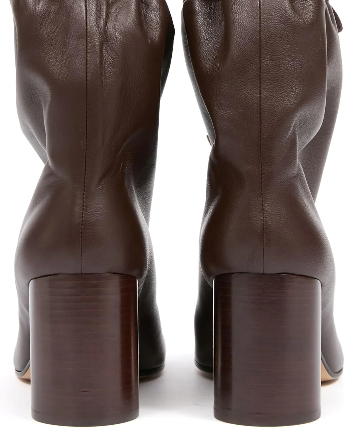 Tabi Boots For Women Split Toe Ankle Boots With Lace Up Details Chunky Block Heel Wide Calf Booties Stylish Winter Boot For Ladies Fashion Dressy Pull On Party Shoes