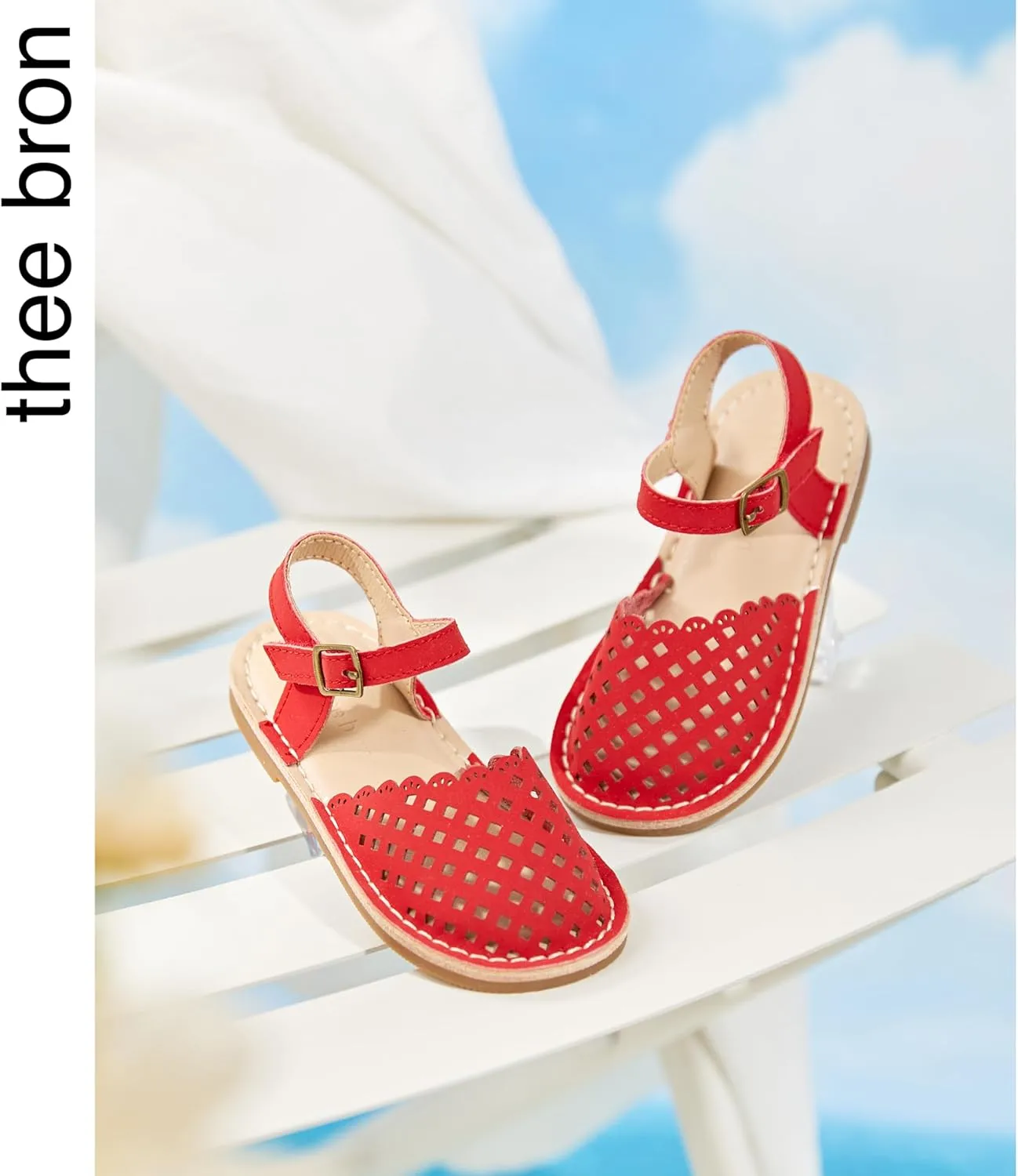 THEE BRON Girls Sandals Toddler Summer Dress Shoes