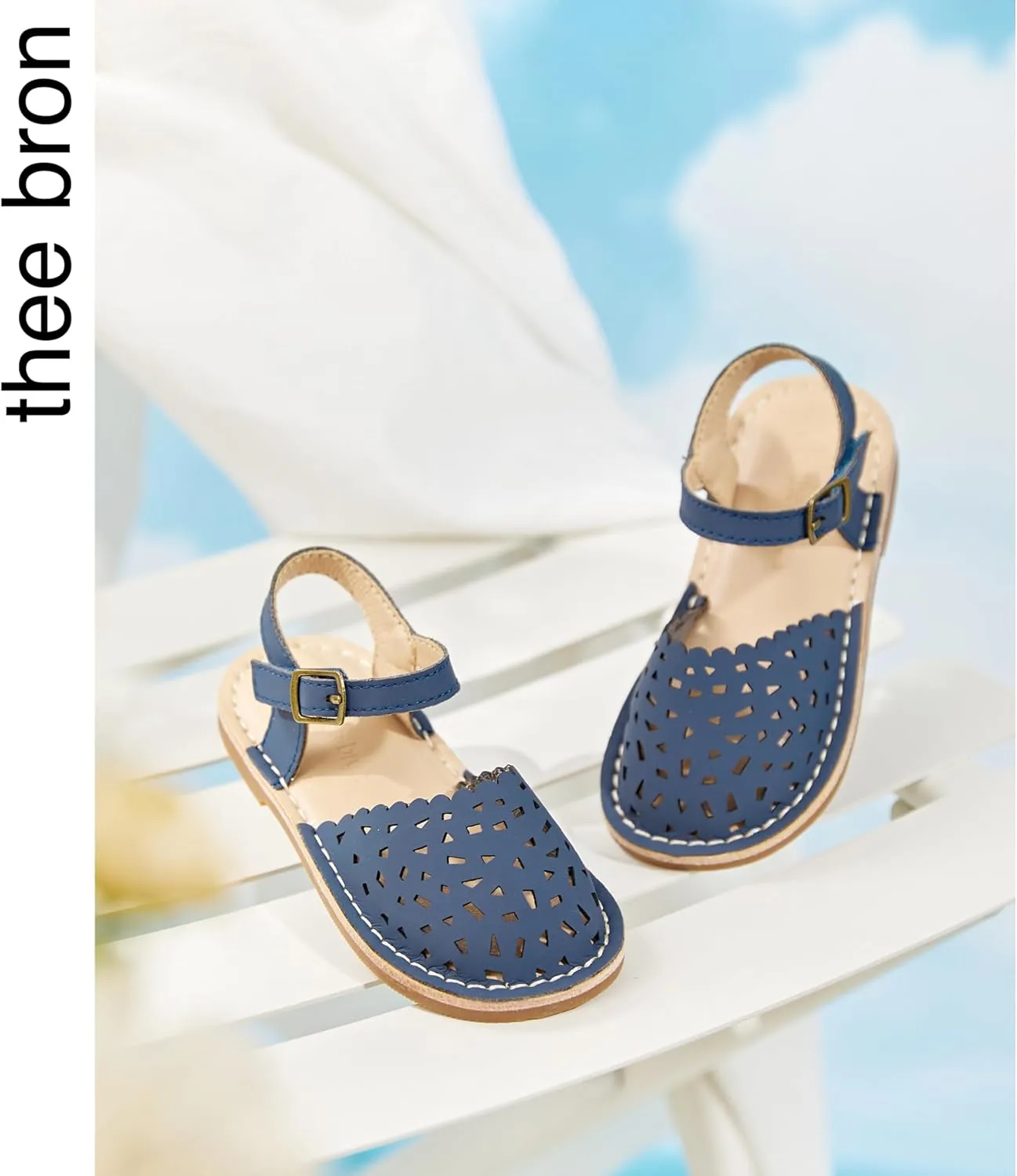 THEE BRON Girls Sandals Toddler Summer Dress Shoes