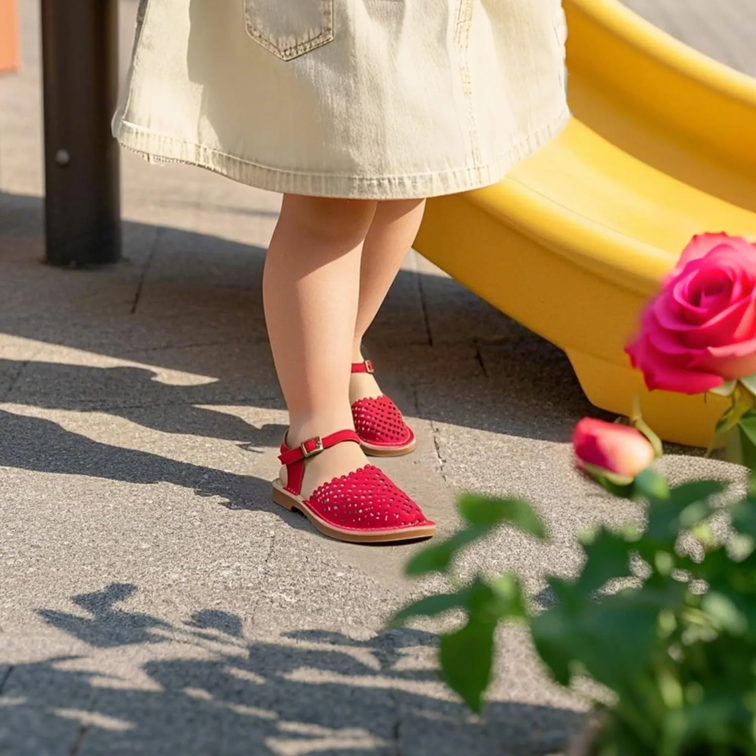 THEE BRON Girls Sandals Toddler Summer Dress Shoes