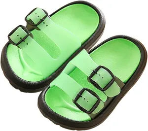 Toddler Little Kids Summer Sandals Non-Slip Boy Girl Slide Lightweight Beach Water Shoes Shower Pool Slippers