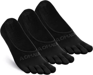 Toe Socks No Show for Women & Men Running Five Fingers Athletic Invisible Liner Socks, Moisture Wicking