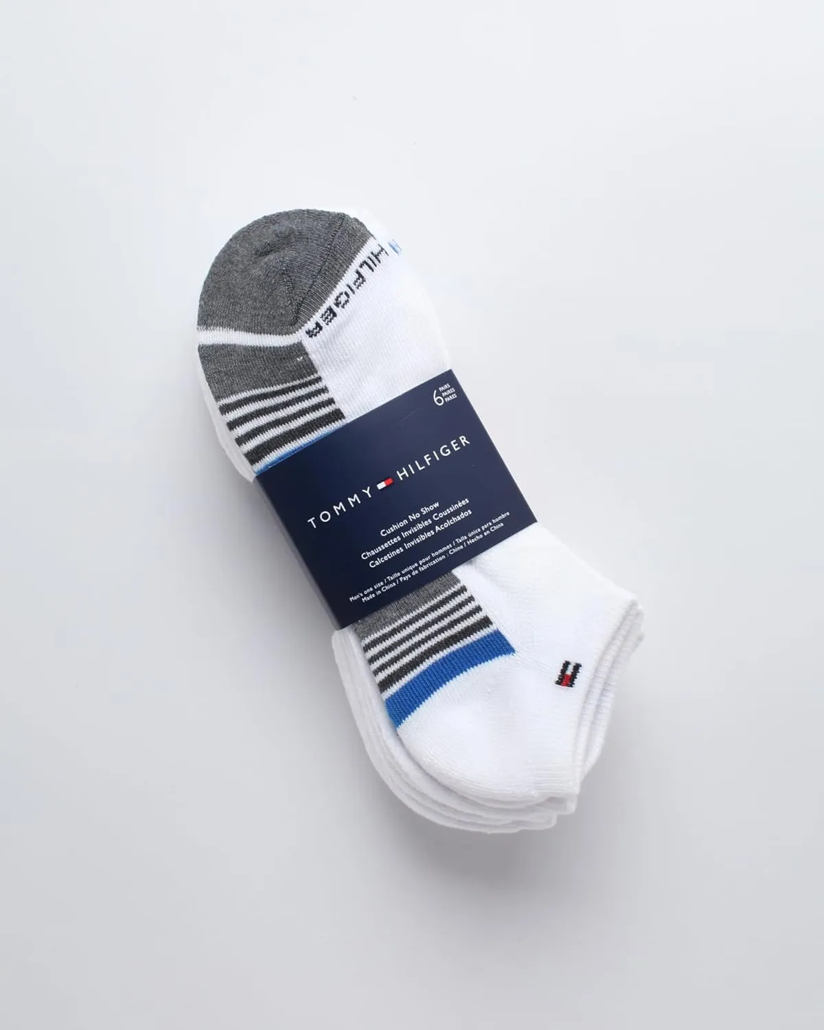 Tommy Hilfiger Men's Athletic Socks - Cushion Low Cut Socks (6 Pack)