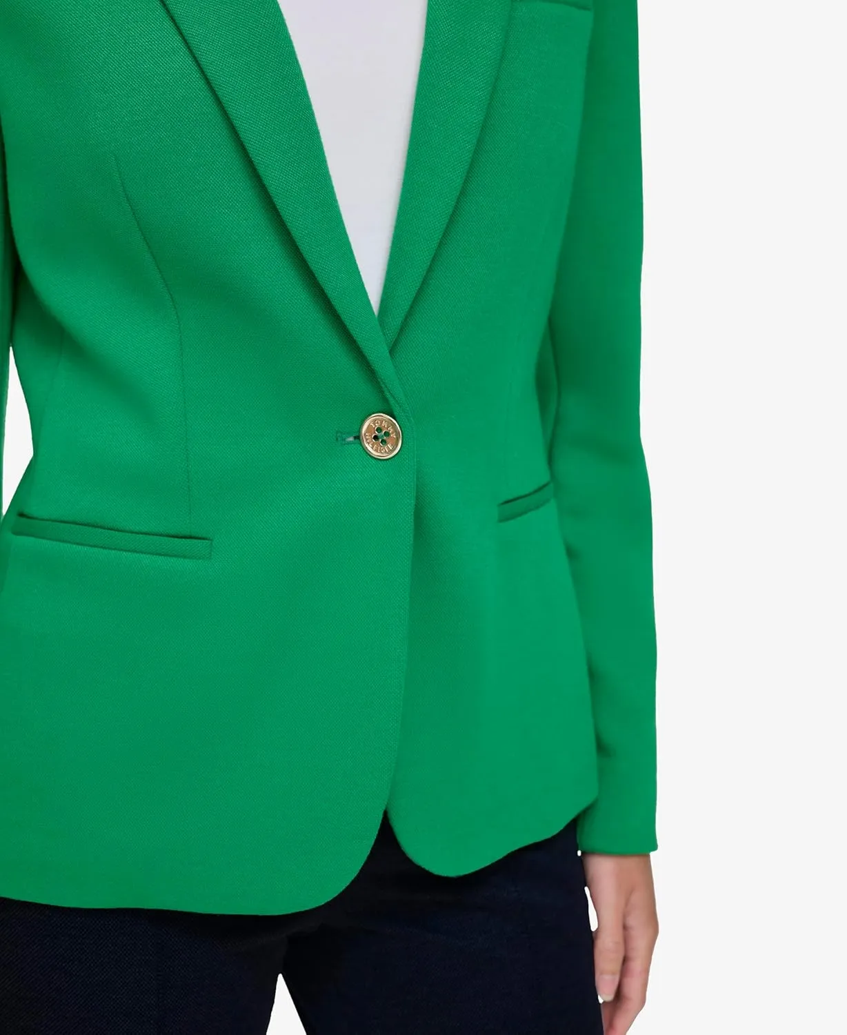 Tommy Hilfiger Women's Blazer – Business Jacket with Flattering Fit and Single-Button Closure
