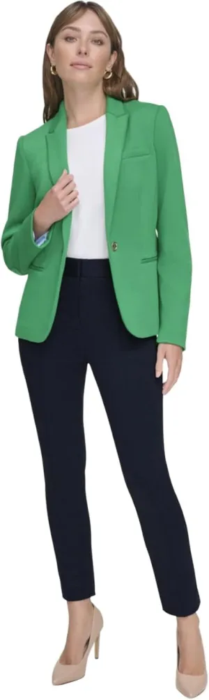 Tommy Hilfiger Women's Blazer – Business Jacket with Flattering Fit and Single-Button Closure