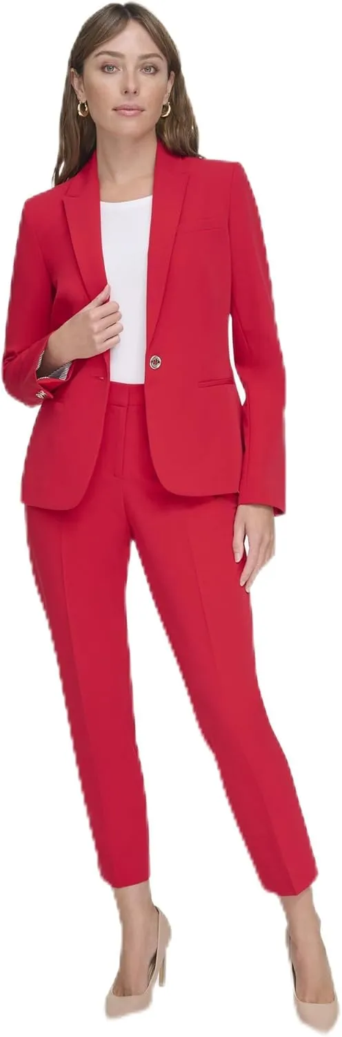 Tommy Hilfiger Women's Blazer – Business Jacket with Flattering Fit and Single-Button Closure