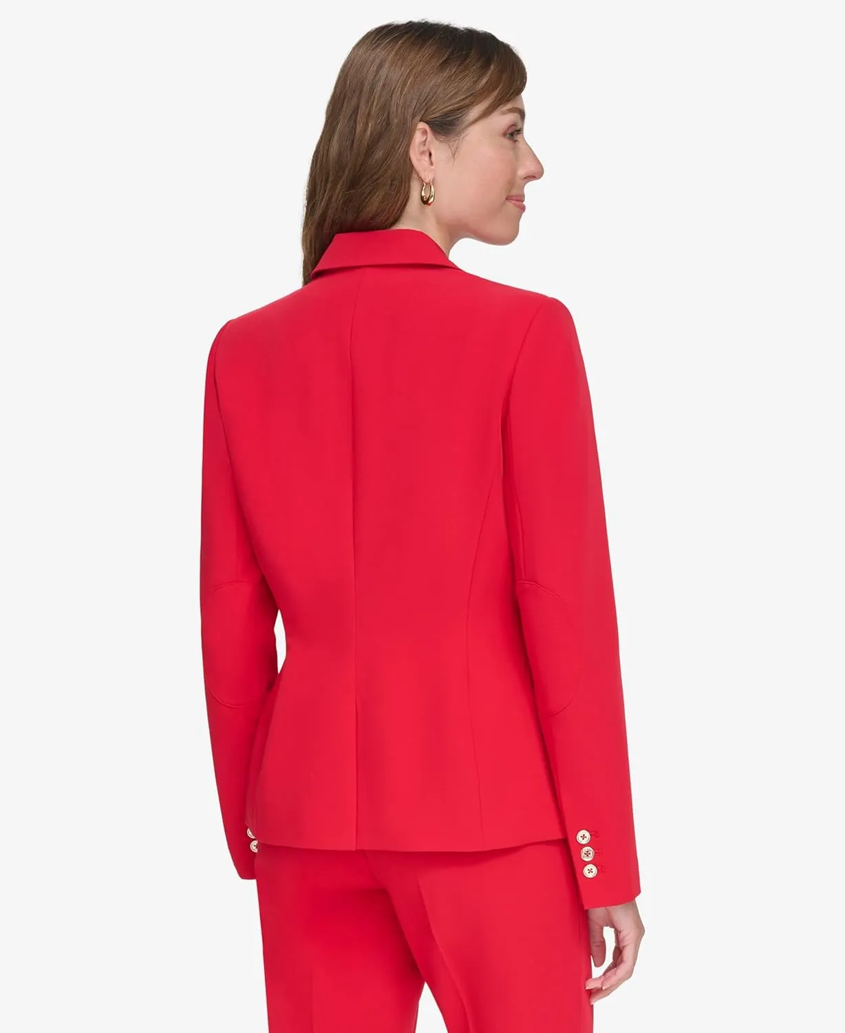 Tommy Hilfiger Women's Blazer – Business Jacket with Flattering Fit and Single-Button Closure