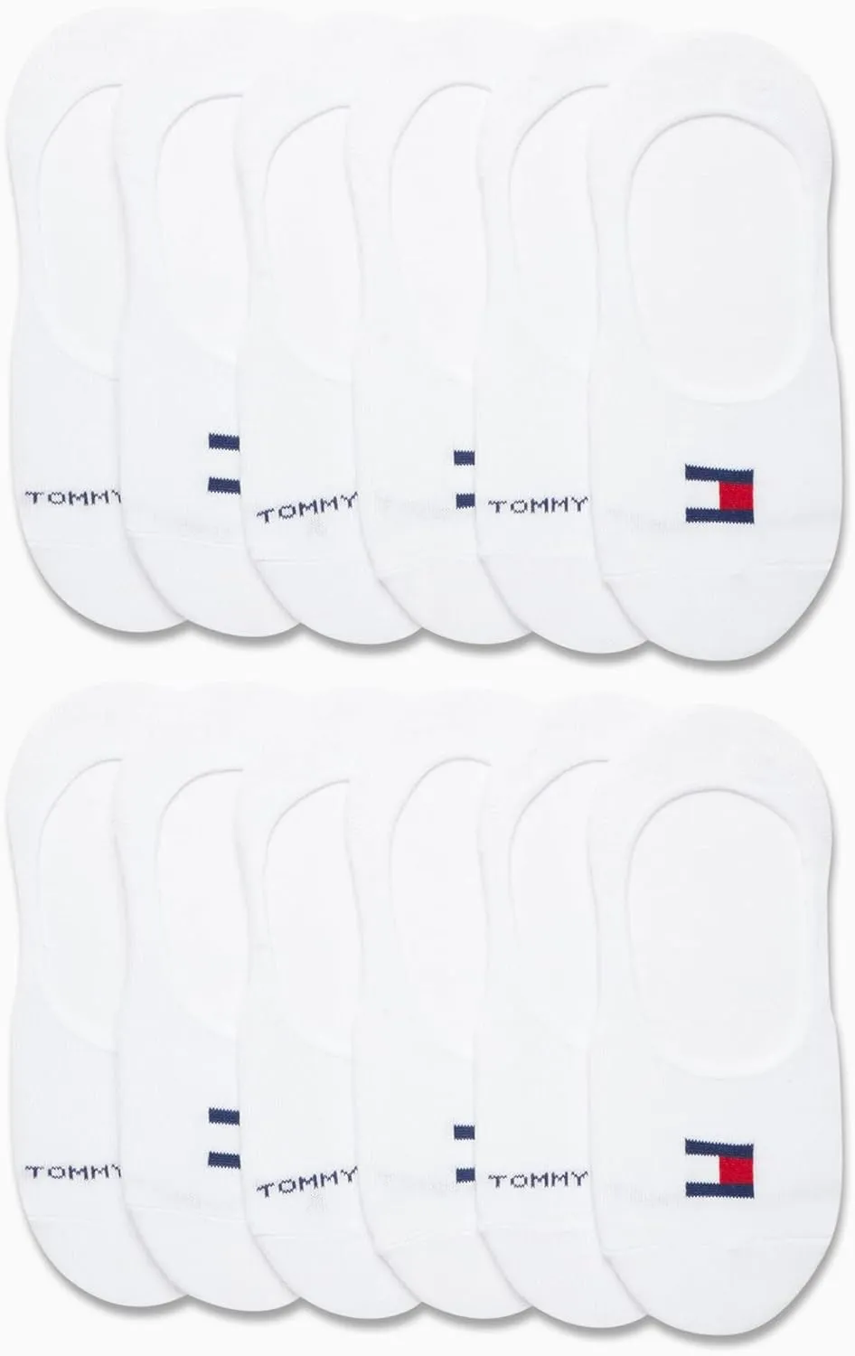 Tommy Hilfiger Women's Low Cut Socks - 12 Pack Lightweight Performance No Show Socks - Athletic Socks for Women (Sizes: 4-10)