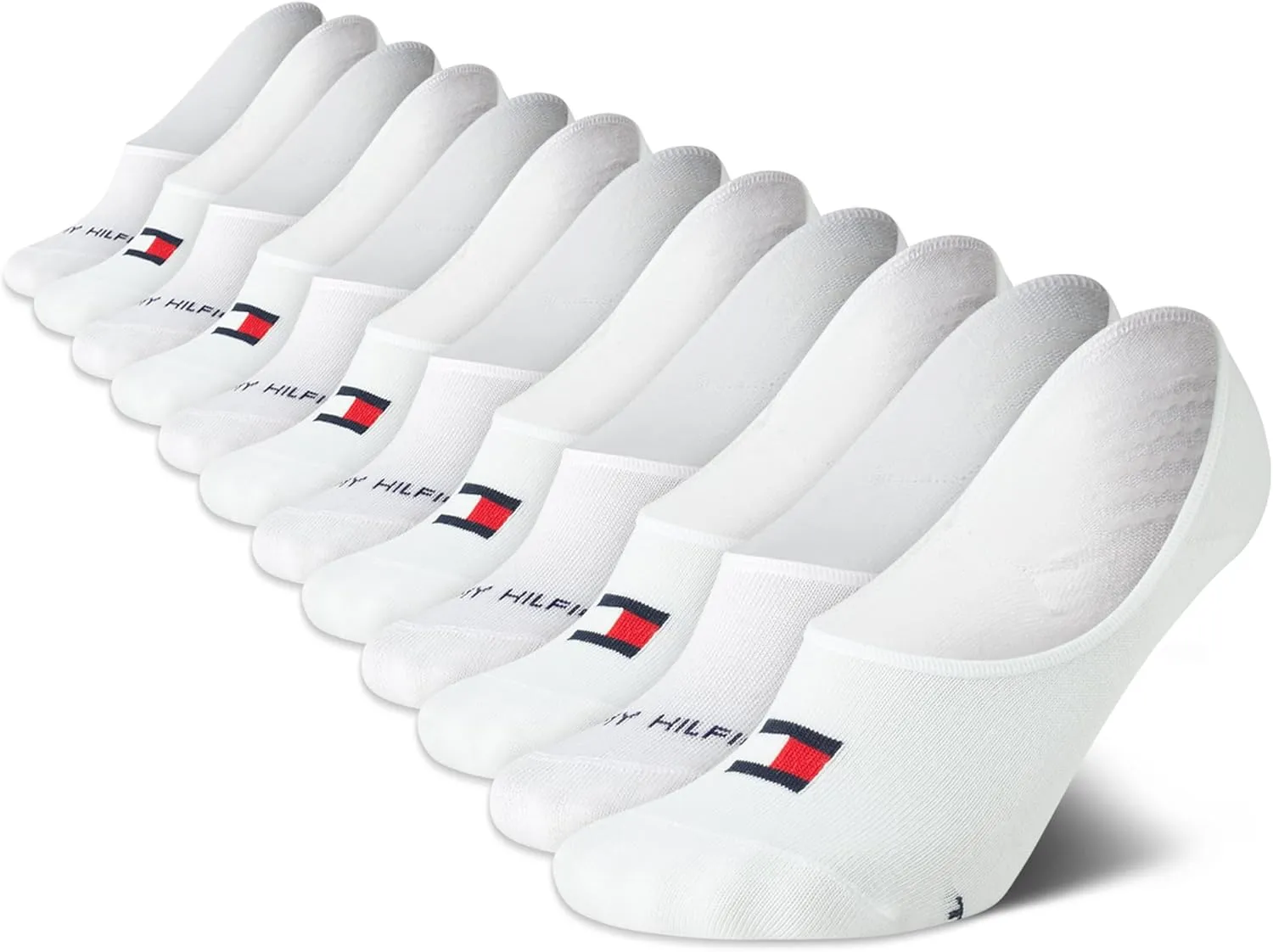 Tommy Hilfiger Women's Low Cut Socks - 12 Pack Lightweight Performance No Show Socks - Athletic Socks for Women (Sizes: 4-10)