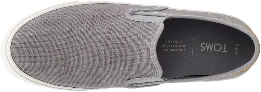TOMS Mens Baja Slip On Sneakers Shoes Casual - Black