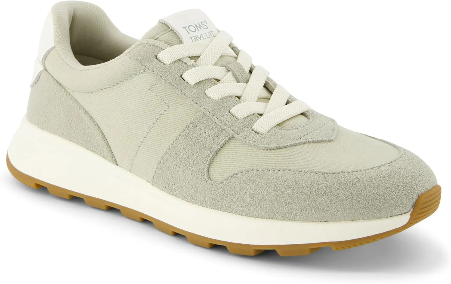 TOMS Womens Trvl Lite Retro Lace Up Sneakers Shoes Casual - Off White