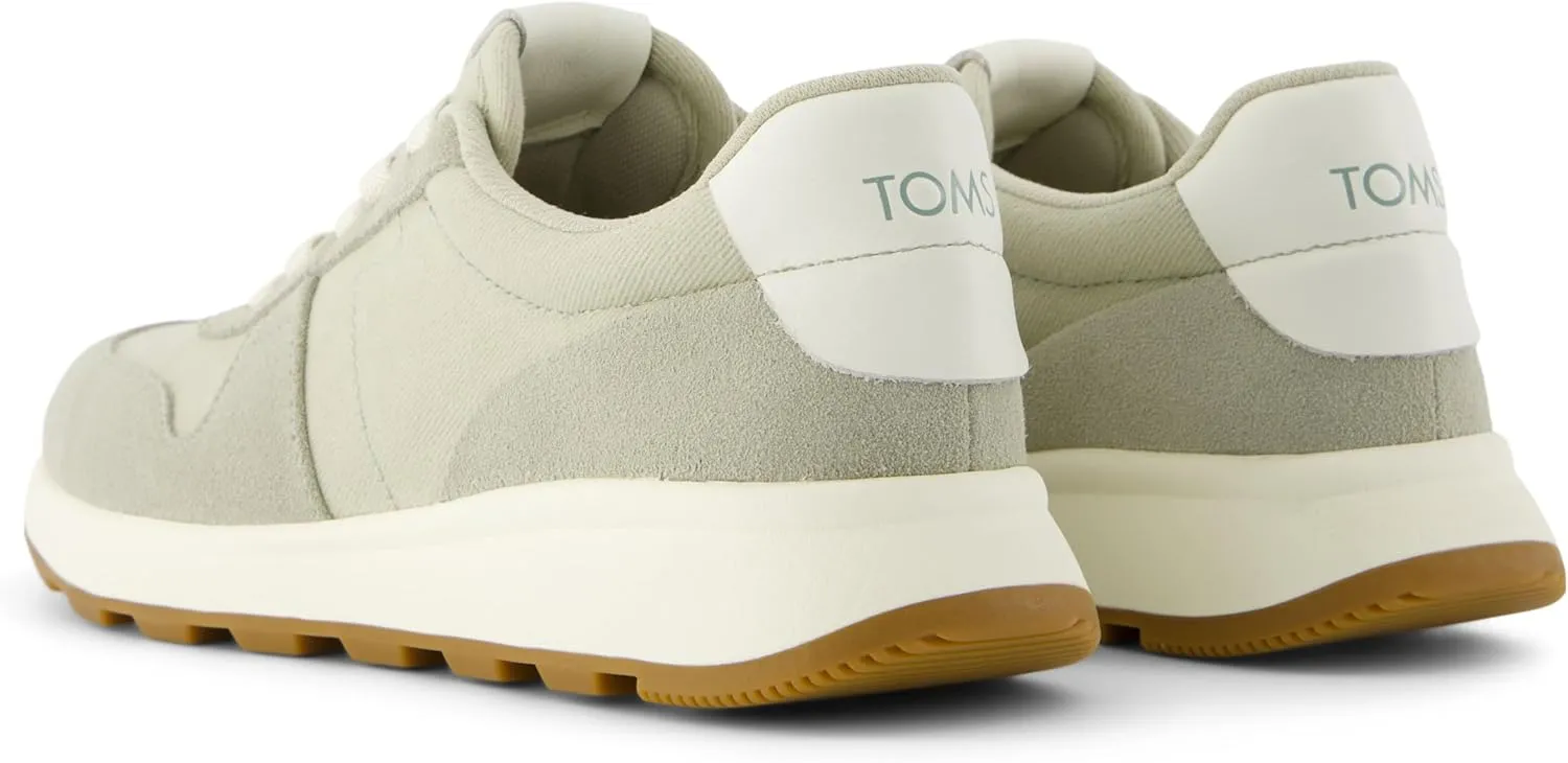 TOMS Womens Trvl Lite Retro Lace Up Sneakers Shoes Casual - Off White
