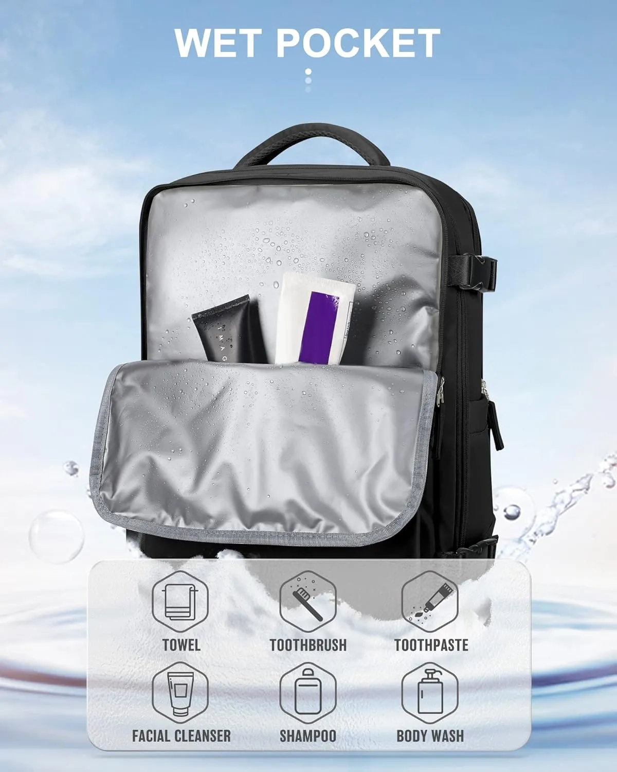 Travel Backpack For Women Men Carry On Backpack For Traveling On Airplanes Personal Item Travel Bag laptop backpacks