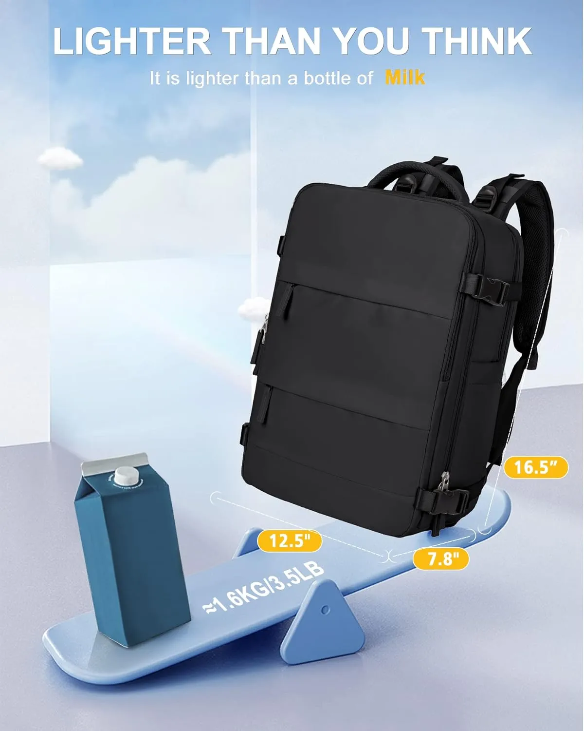 Travel Backpack For Women Men Carry On Backpack For Traveling On Airplanes Personal Item Travel Bag laptop backpacks