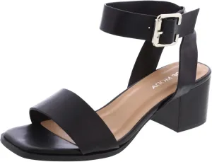 TruFox Womens Chunky Block Low Heel Ankle Strap Open Toe Dress Sandal