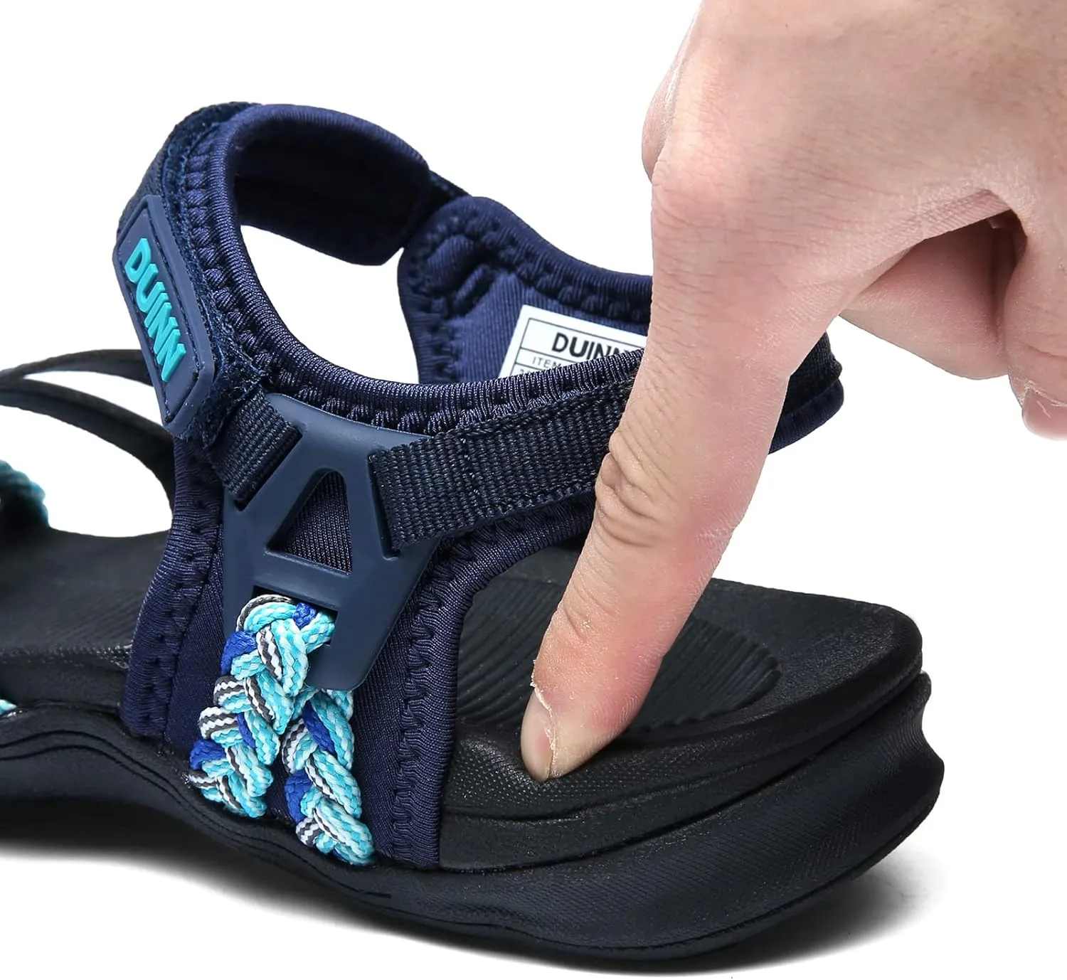 UBFEN Womens Hiking Sandals Sport Sandals Straps with Adjustable Hooks Arch Support Beach Vacation Casual Camping
