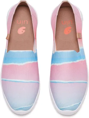 UIN Ballet Flats Shoes for Women Art Printed Wide Toe Casual Breathable Lightweight Slip On Women Loafers