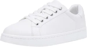 Vepose Women's Walking Casual Sneakers, Dressy Arch Support Comfortable Low Top Tennis Lace up 8003 Shoes