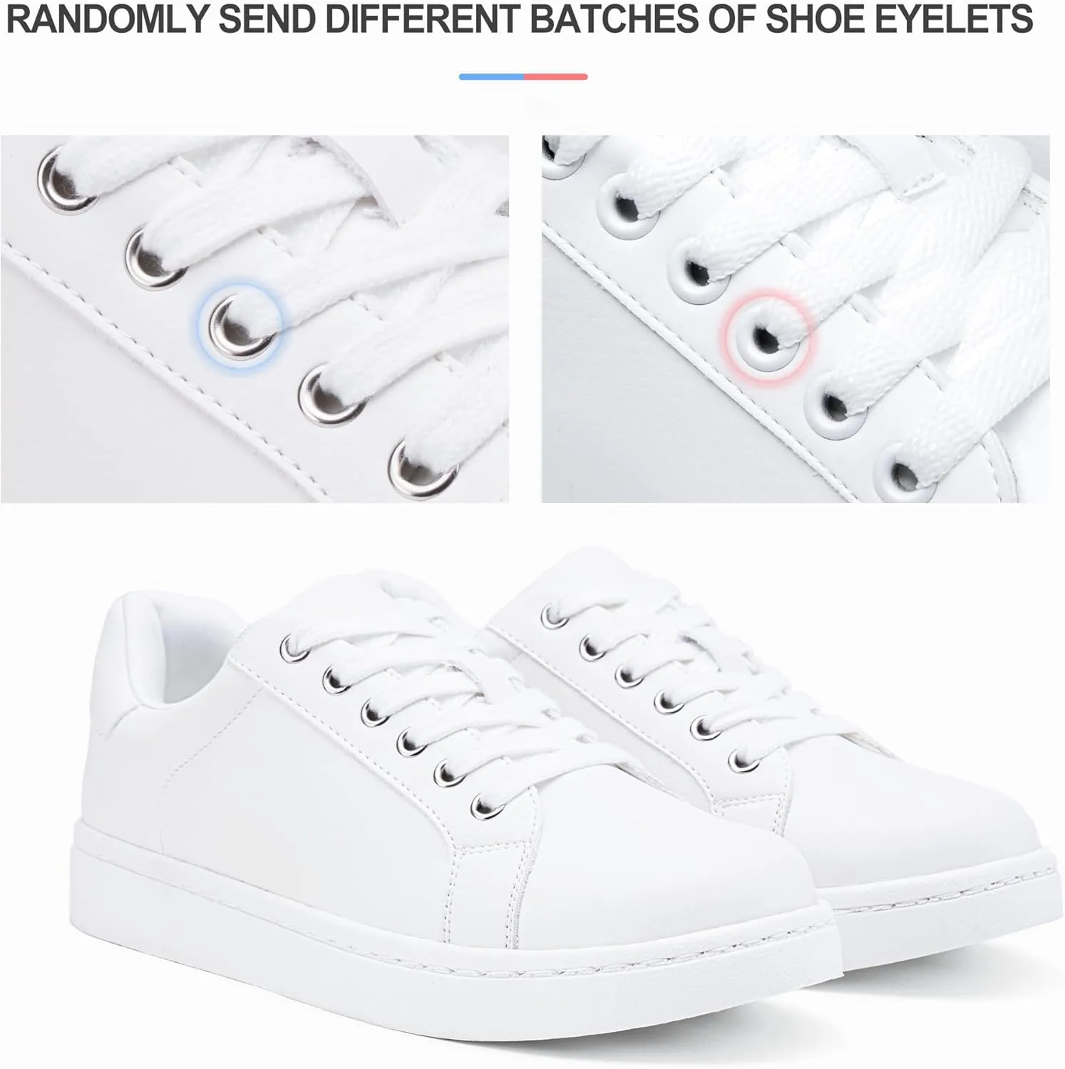 Vepose Women's Walking Casual Sneakers, Dressy Arch Support Comfortable Low Top Tennis Lace up 8003 Shoes