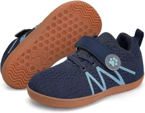 WateLves Toddler Shoes Little Kids Boys Girls Wide Barefoot Shoes Minimalist Walking Sneakers Breathable Lightweight Fit Naturally Zero Drop Sole