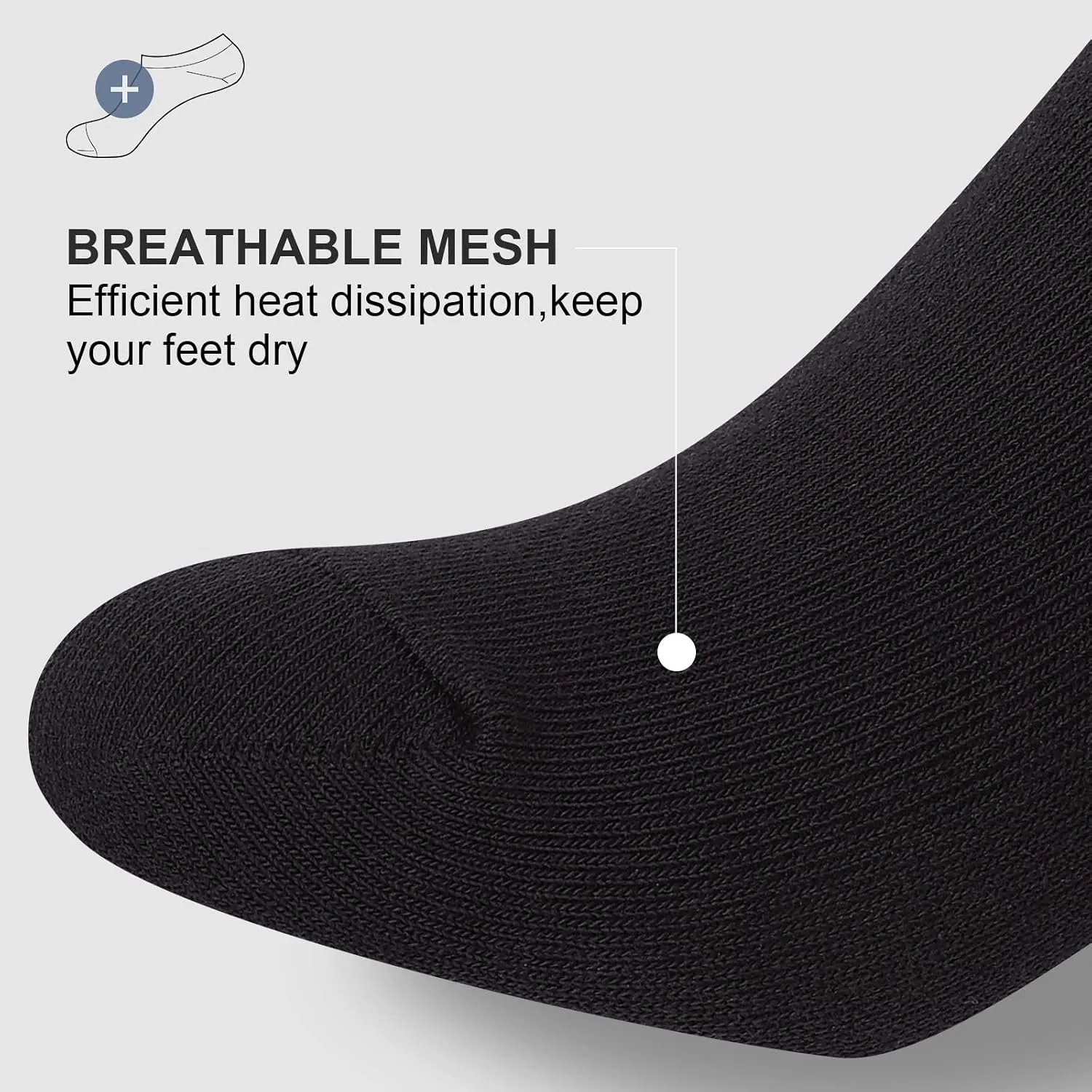 wernies No Show Socks Men, Low Cut Ankle Short Casual Cotton Socks with Non Slip Grips 6-10/11-13