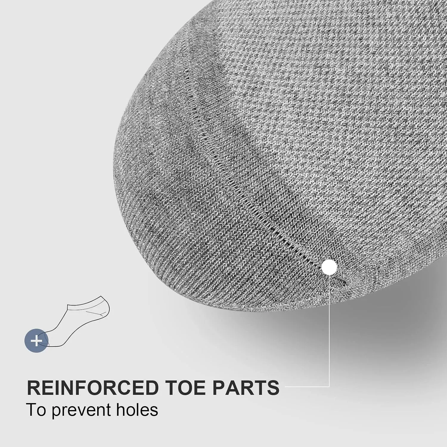 wernies No Show Socks Men, Low Cut Ankle Short Casual Cotton Socks with Non Slip Grips 6-10/11-13