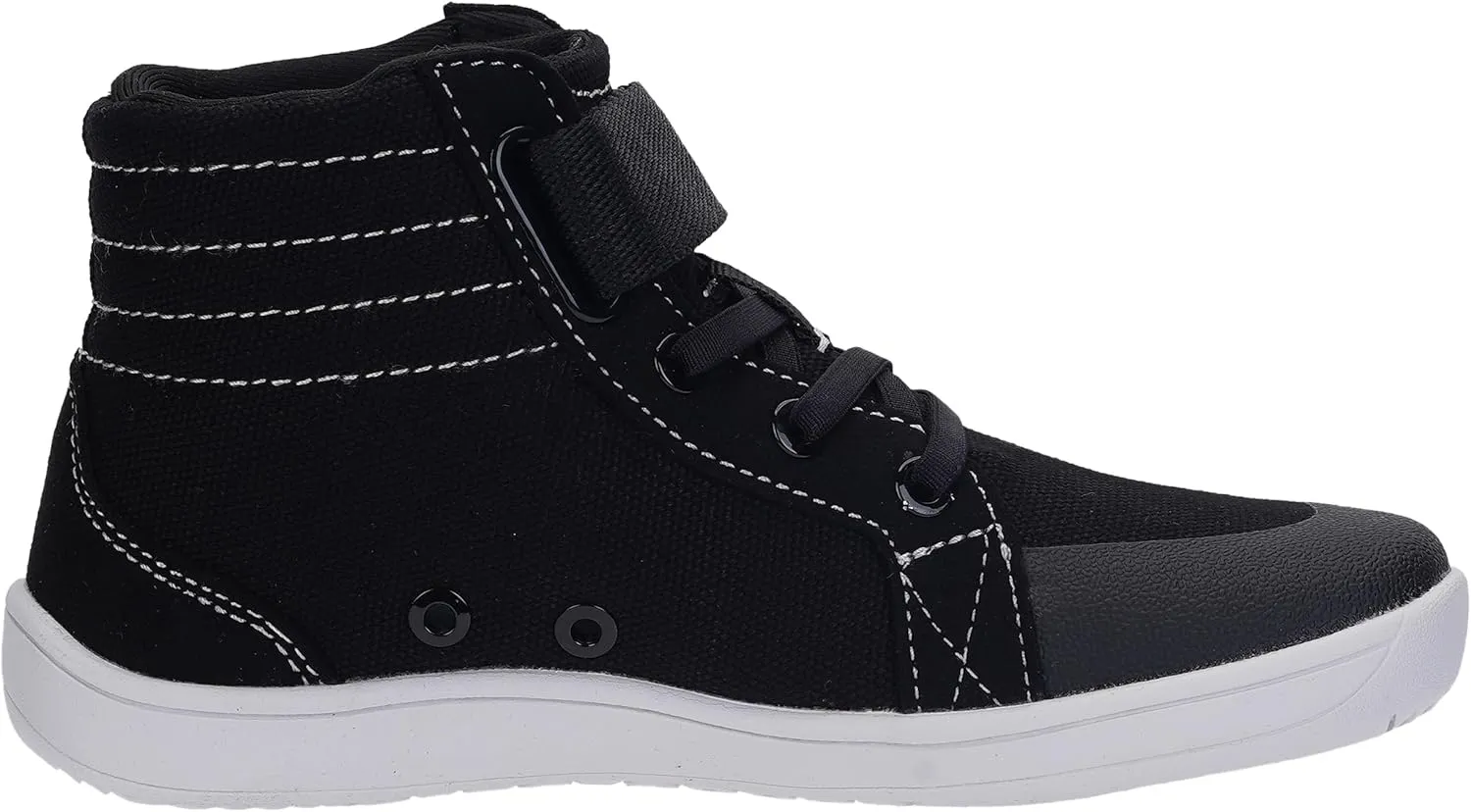 WHITIN Little/Big Kid Wide High Top Barefoot Shoes | Street-Style Minimalist Sneakers for Boys/Girls | Natural & Healthy Fit