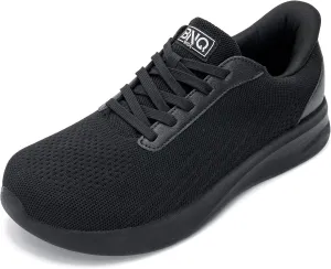 Wide Toe Box Mens Slip On Walking Shoes with Arch Support Casual Dress Shoes Fashion Tennis Sneaker for Business Work Ourdoors Size 7-12