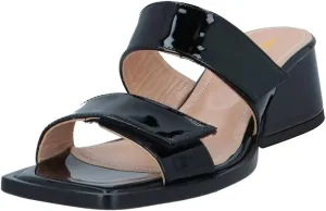 Women Classic Open Toe Block Low Heel Mules Slip On Ladies Comfy Casual Slipper Shoes Size 4-16 US
