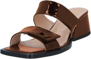 Women Classic Open Toe Block Low Heel Mules Slip On Ladies Comfy Casual Slipper Shoes Size 4-16 US