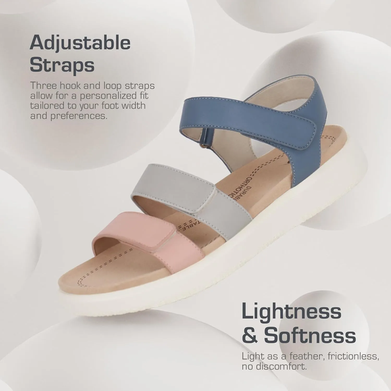 Women Orthotic Walking Sandals Orthopedic Arch Support Sandals Comfortable Sandals