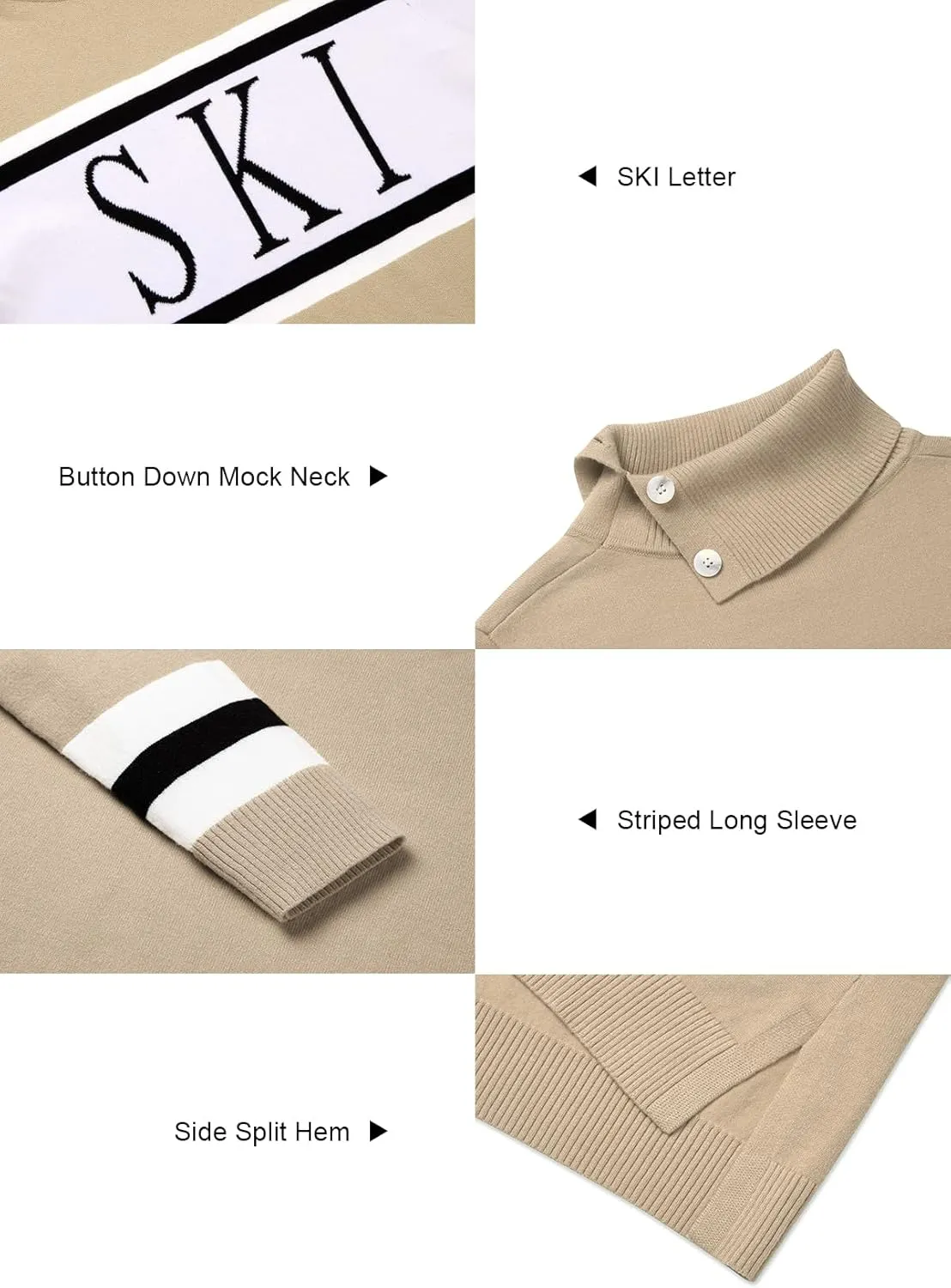 Women's 2025 Spring Turtleneck Sweater Colorblock Pullover Tight Knit Ski Sweaters Thermal Shirts Winter Tops