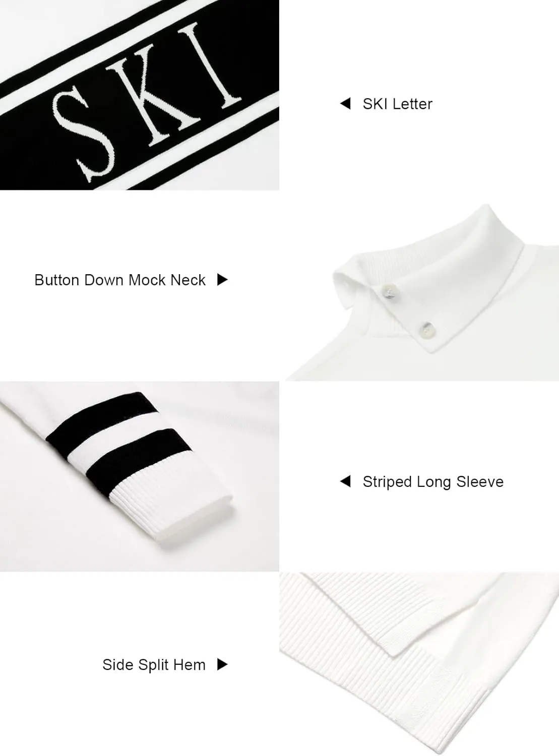 Women's 2025 Spring Turtleneck Sweater Colorblock Pullover Tight Knit Ski Sweaters Thermal Shirts Winter Tops