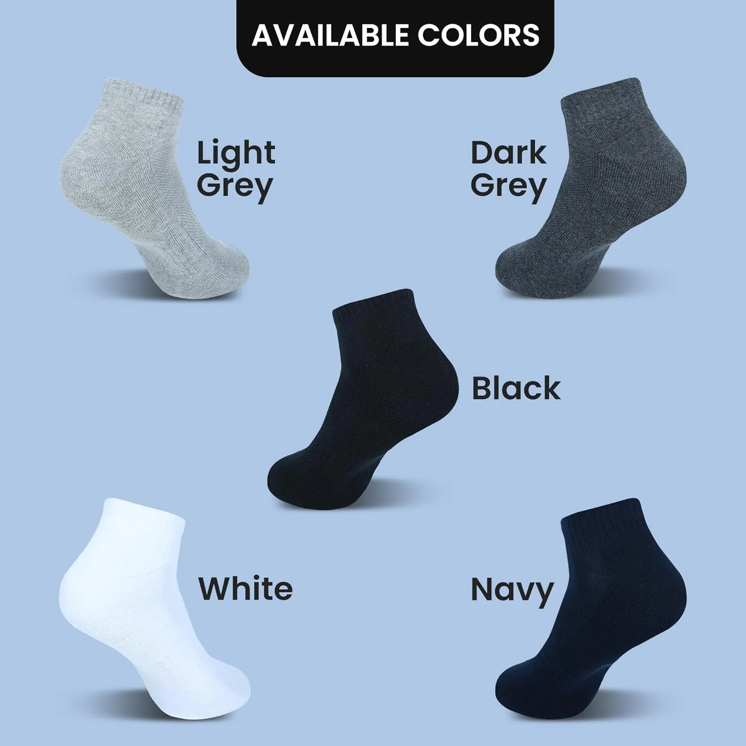 Women's Ankle Socks, Pack Of 6
