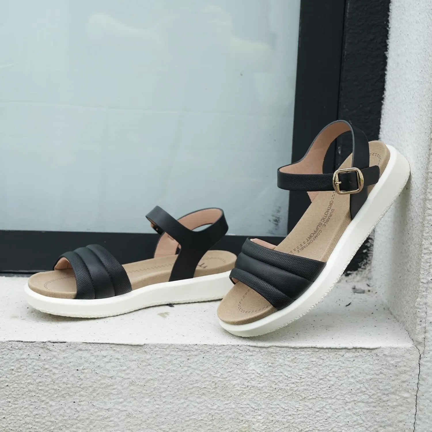 Women's Arch Support Orthopedic Walking Sandals - Comfortable Sandals