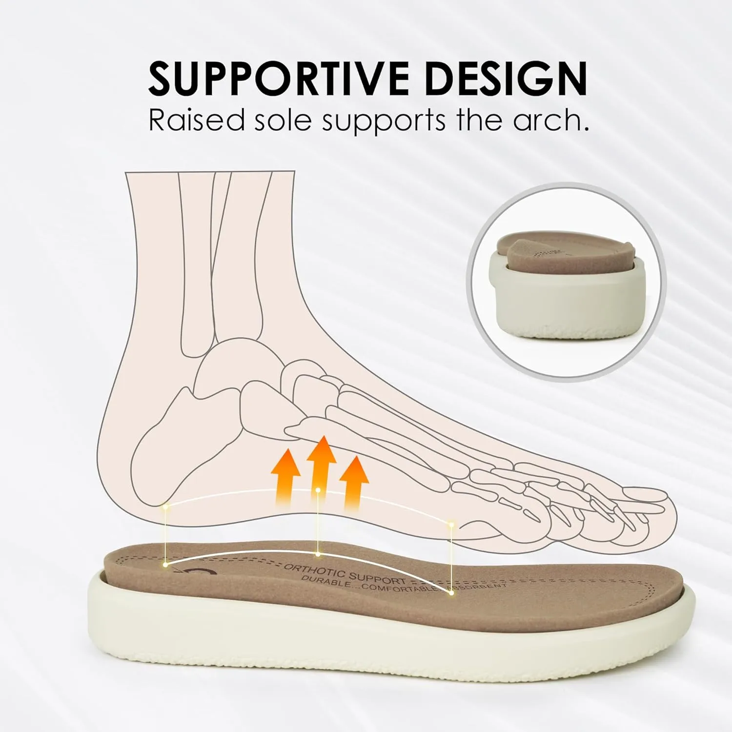 Women's Arch Support Orthopedic Walking Sandals - Comfortable Sandals