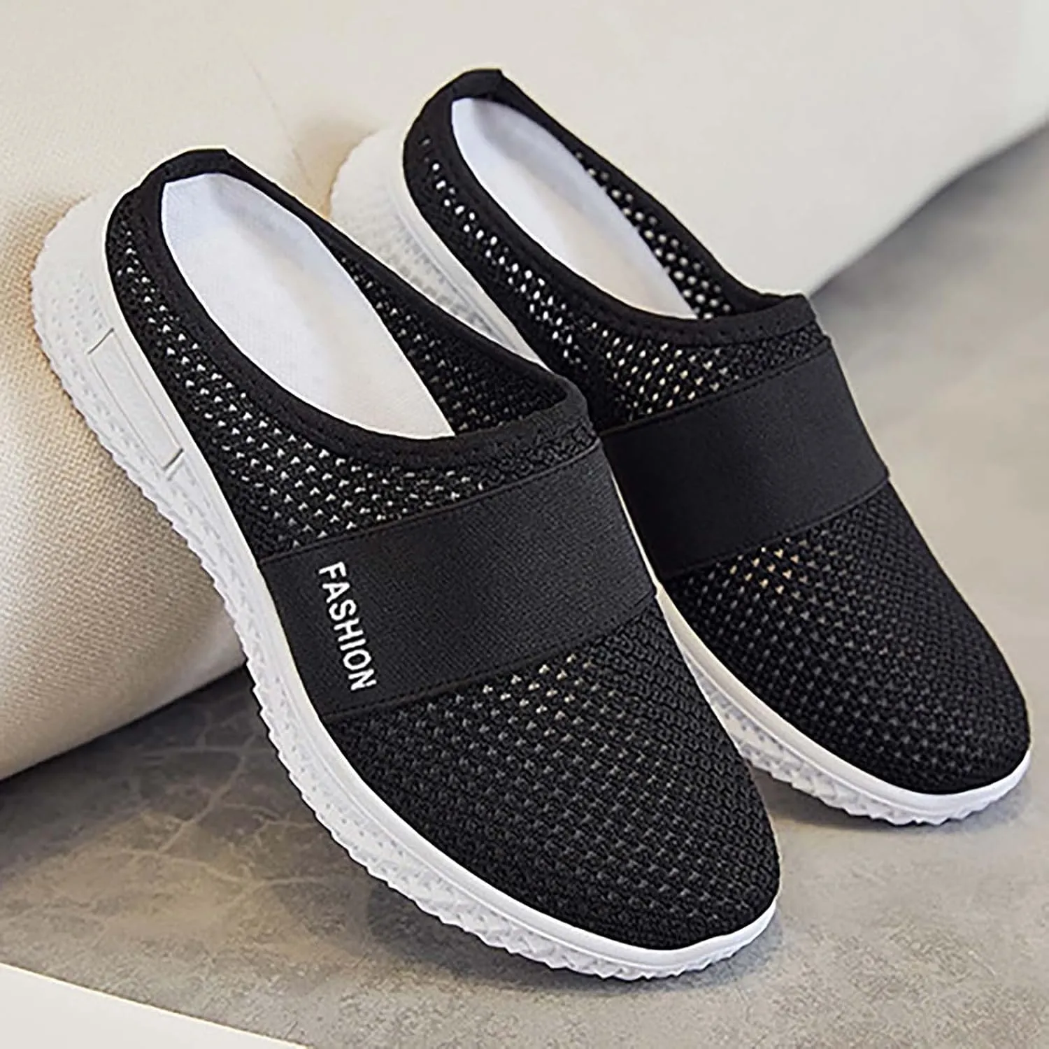 Women's Casual Slip on Half Shoes Breathable Walking Shoes Women Comfort White Casual Shoes Fashion Sneakers 2025 Brown Tennis Shoe Loafers Shoe